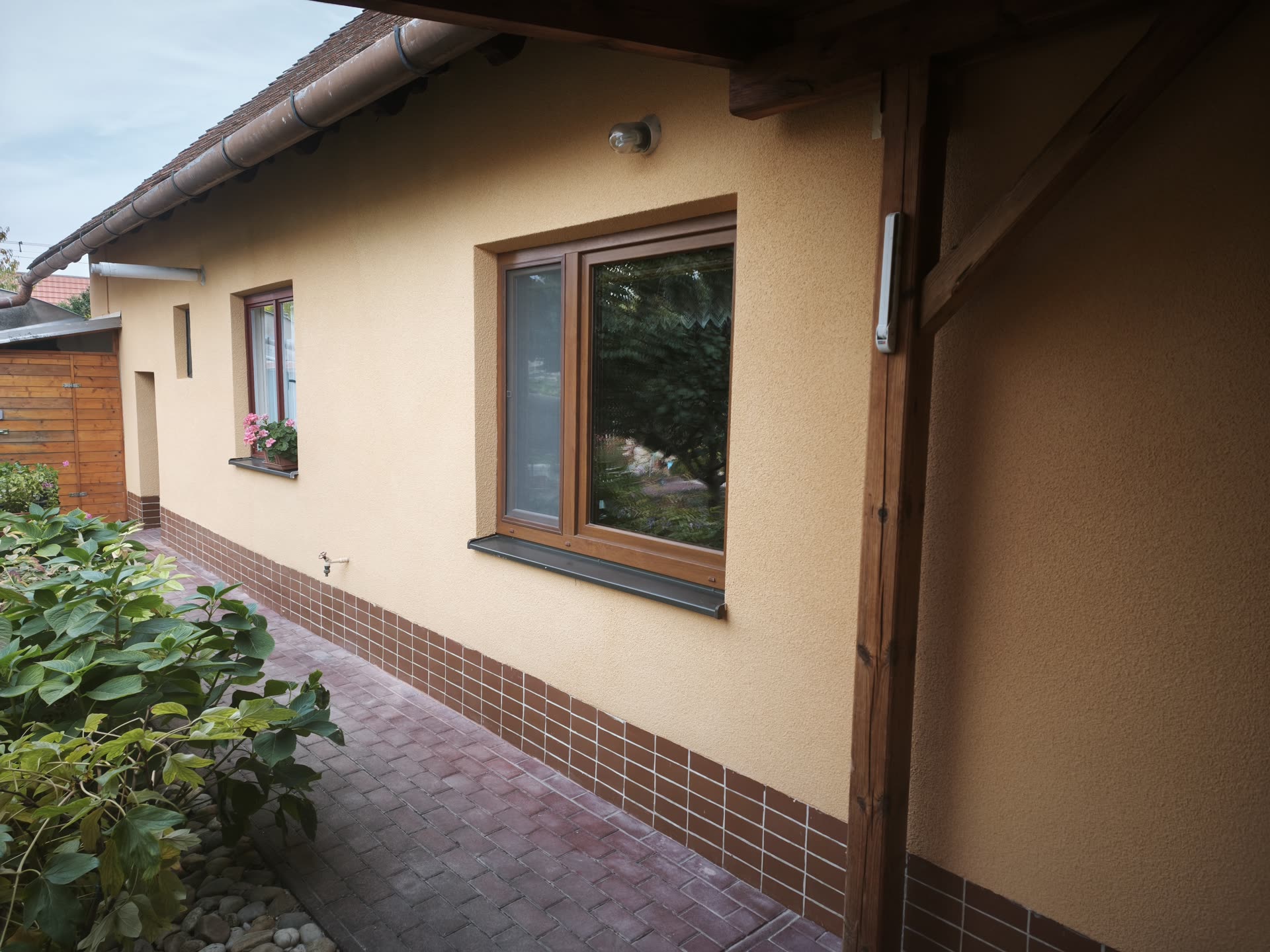 Rodinný dům – hotová fasáda