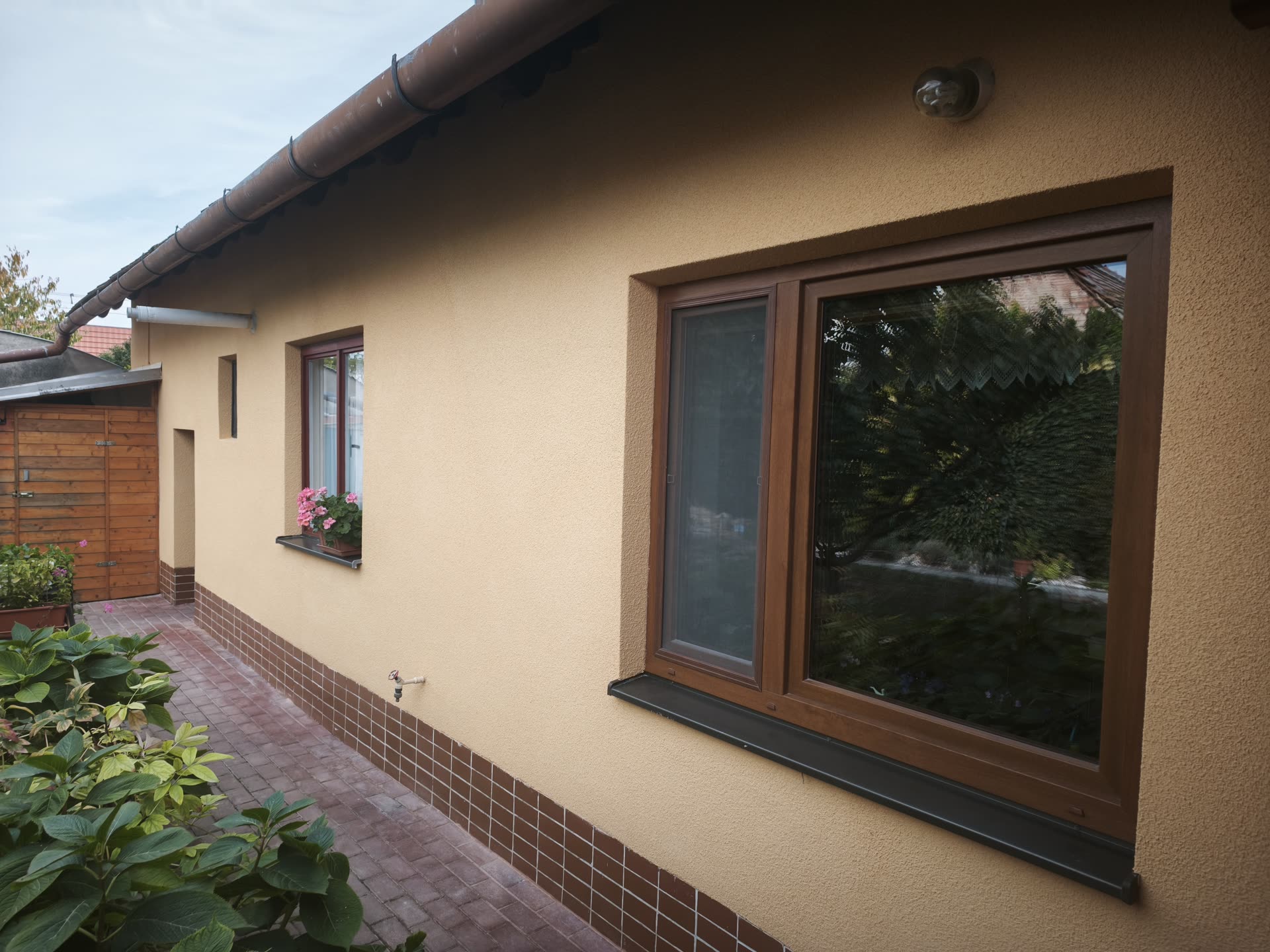 Rodinný dům – detail okna